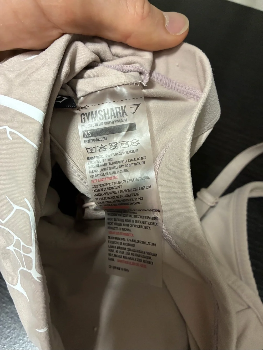 Three sports bras lululemon and gymshark